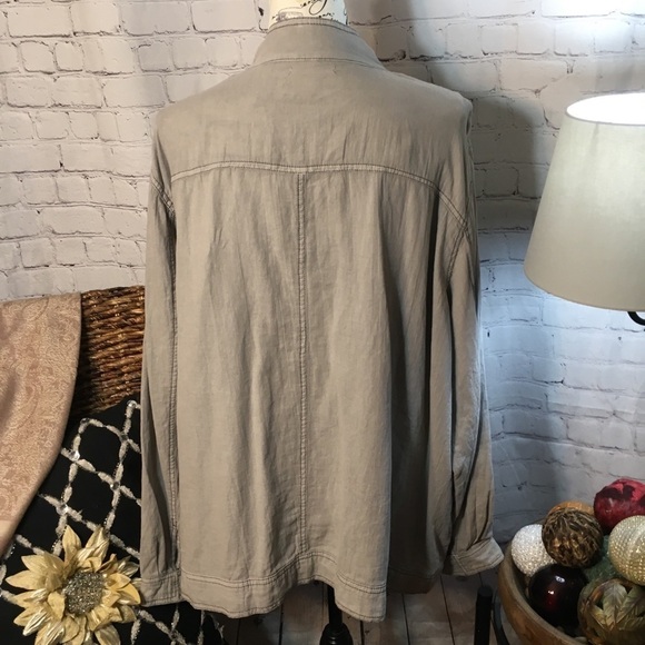 Maurice zipper front canvas jacket - Picture 5 of 8